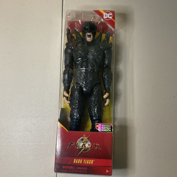 DC Spinmaster Flash Movie - Dark Flash 12" Action Figure 1st Edition New Sealed - Picture 3 of 3